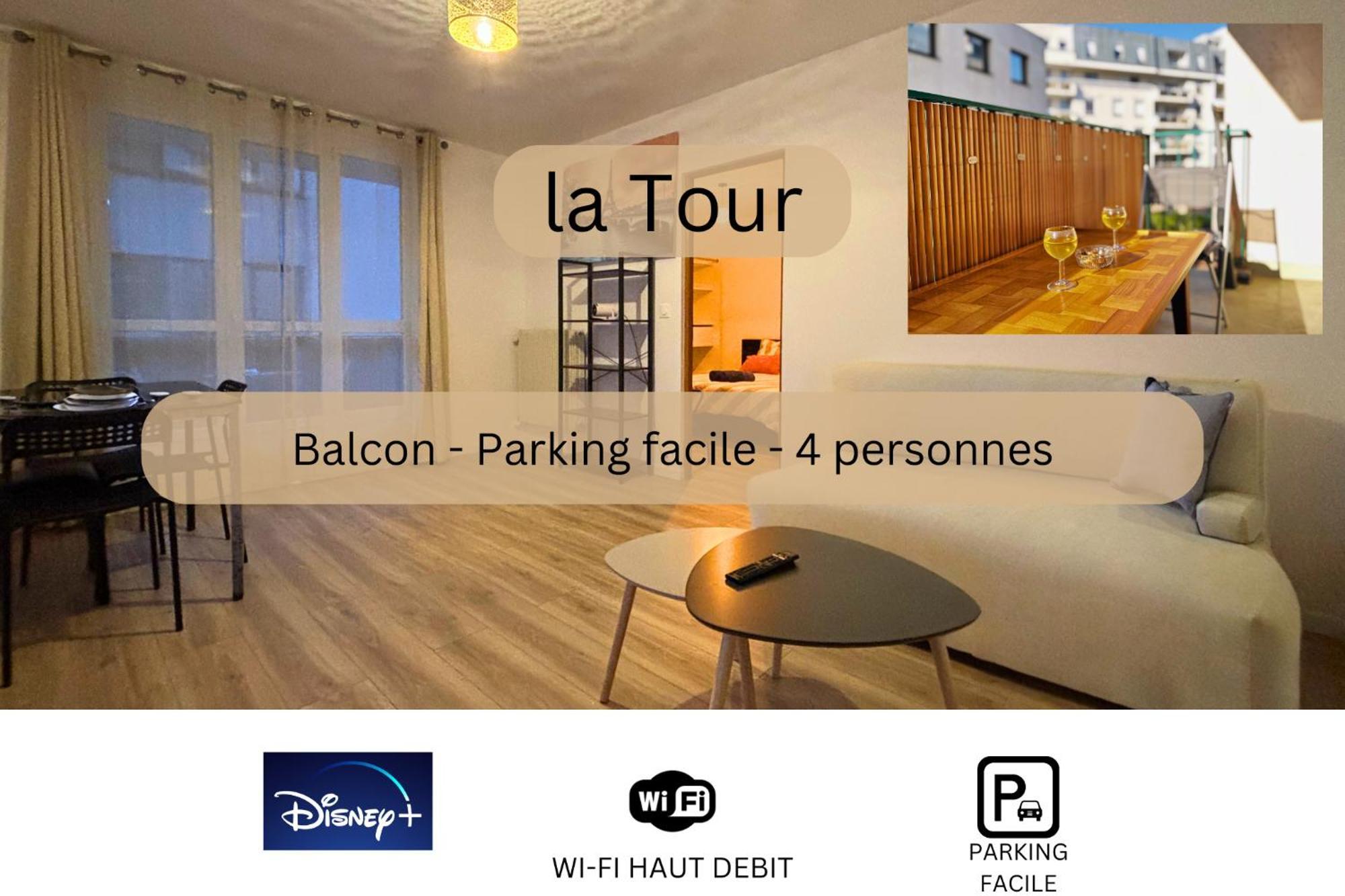 La Tour - Tout Confort - Hypercentre - Balcon #Sirdest Franconville  Εξωτερικό φωτογραφία